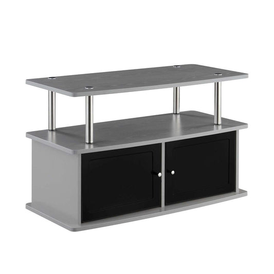 Designs2Go TV Stand with 2 Storage Cabinets and Shelf, R5-262