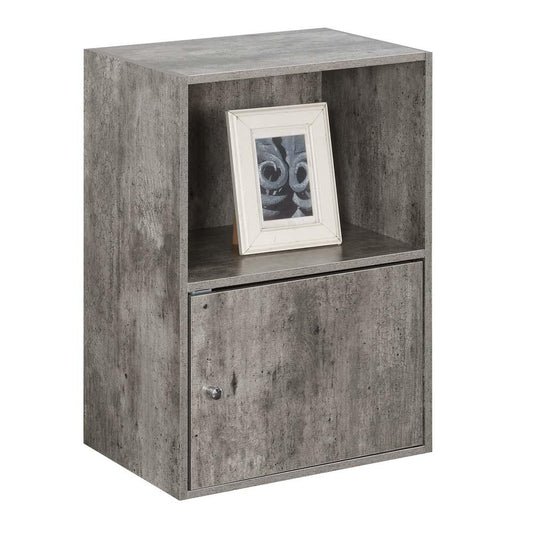 Xtra Storage 1 Door Cabinet with Shelf, Faux Birch