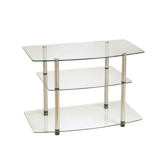 Designs2Go Classic Glass TV Stand