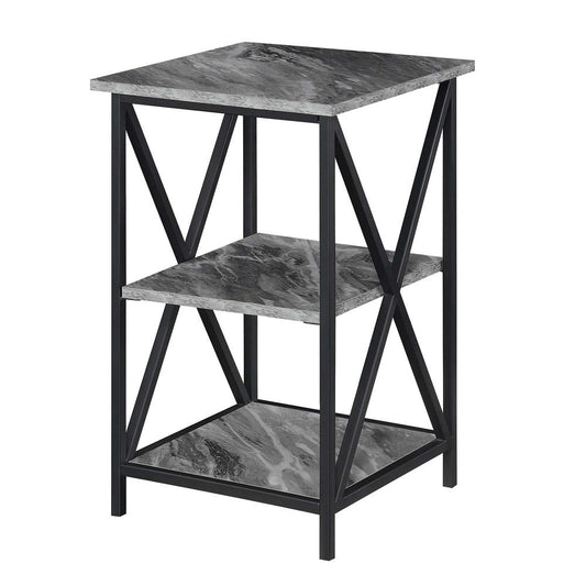 Tucson End Table with Shelves, R4-0548