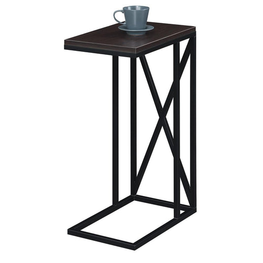 Tucson C End Table, Espresso/Black