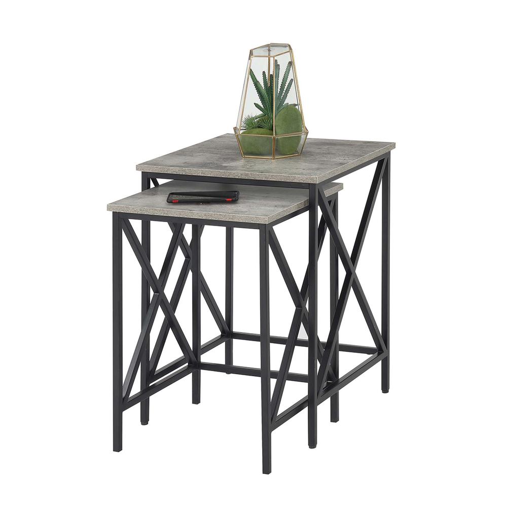 Tucson Nesting End Tables, Faux Birch