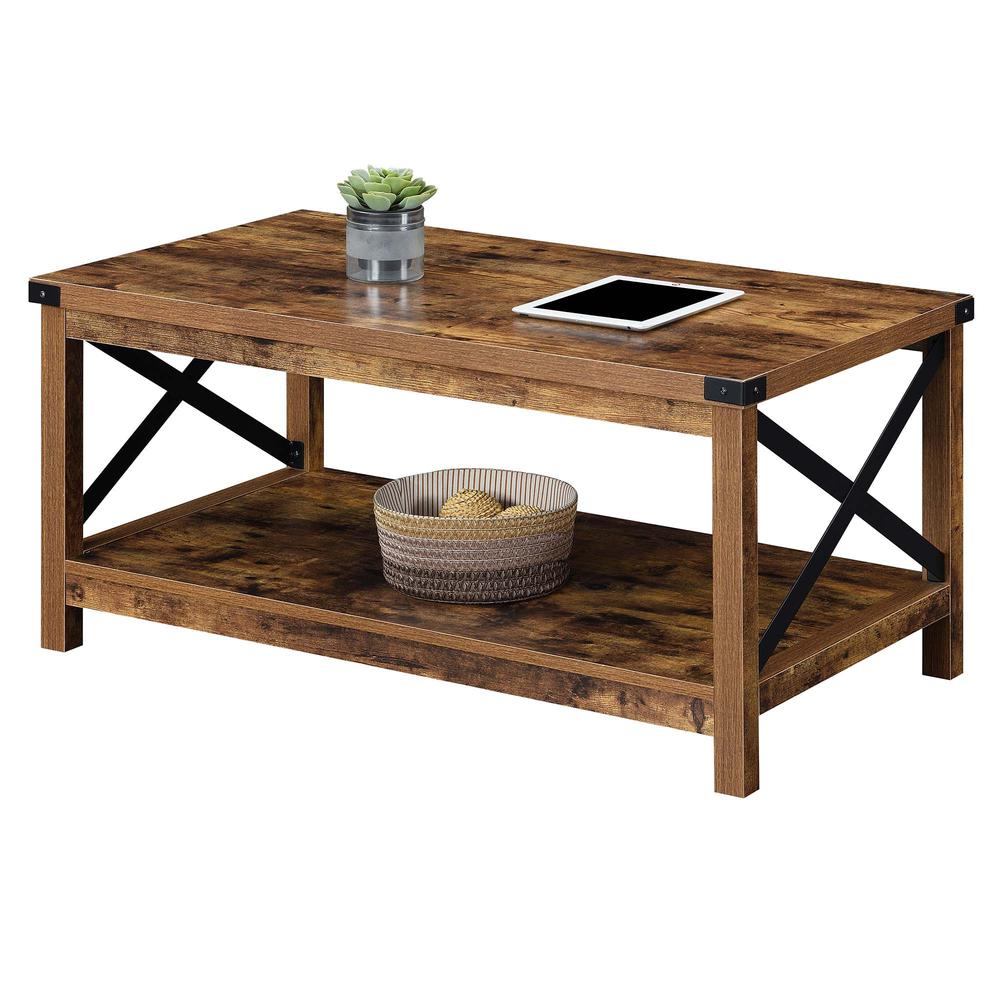 Durango Coffee Table, Barnwood/Black