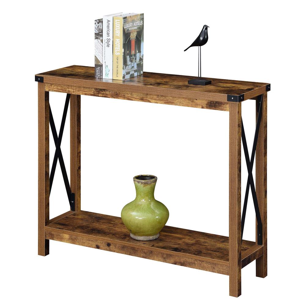 Durango Console Table, Barnwood/Black