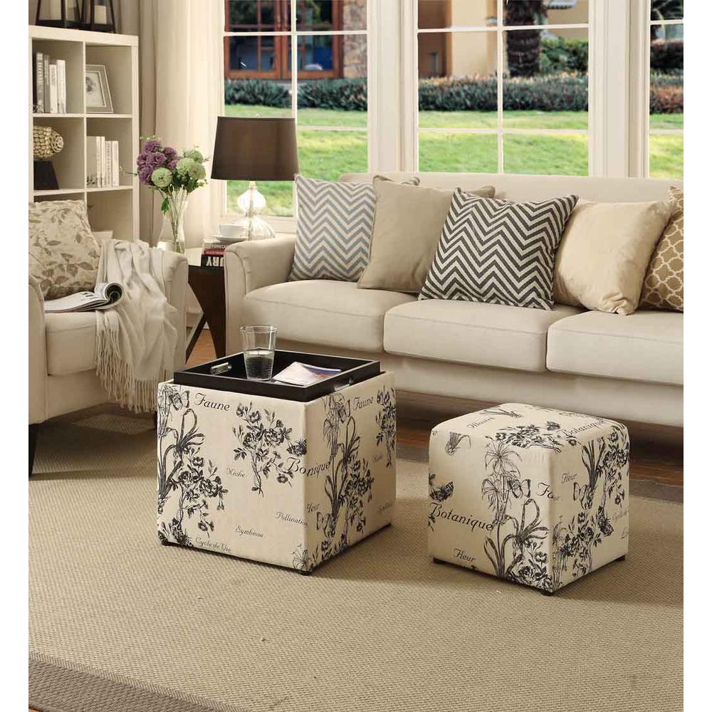 Designs4Comfort Park Avenue Single Ottoman with Stool