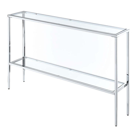 Nadia Chrome Console Table