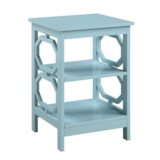 Omega End Table, Seafoam