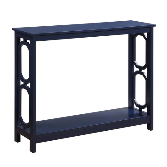 Omega Console Table, Cobalt Blue