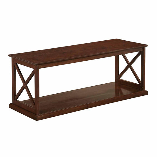 Coventry Coffee Table with Shelf Brown