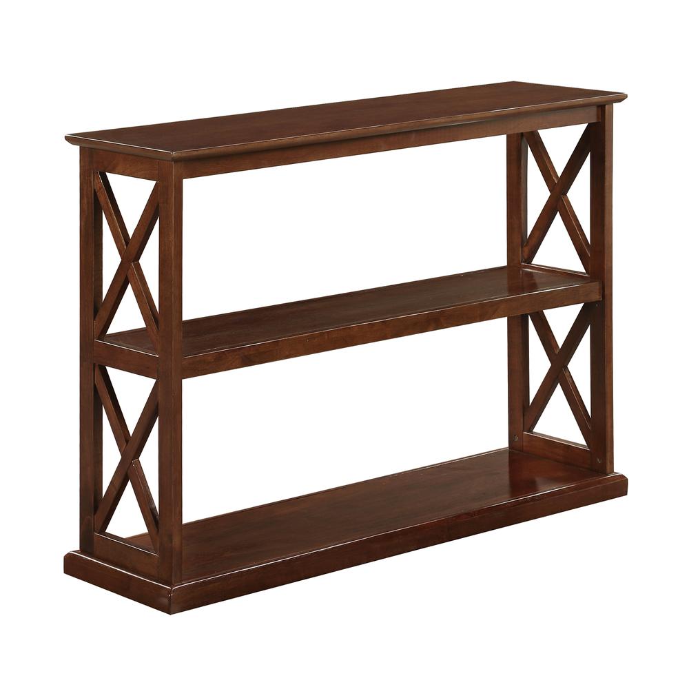 Coventry Console Table with Shelves Brown