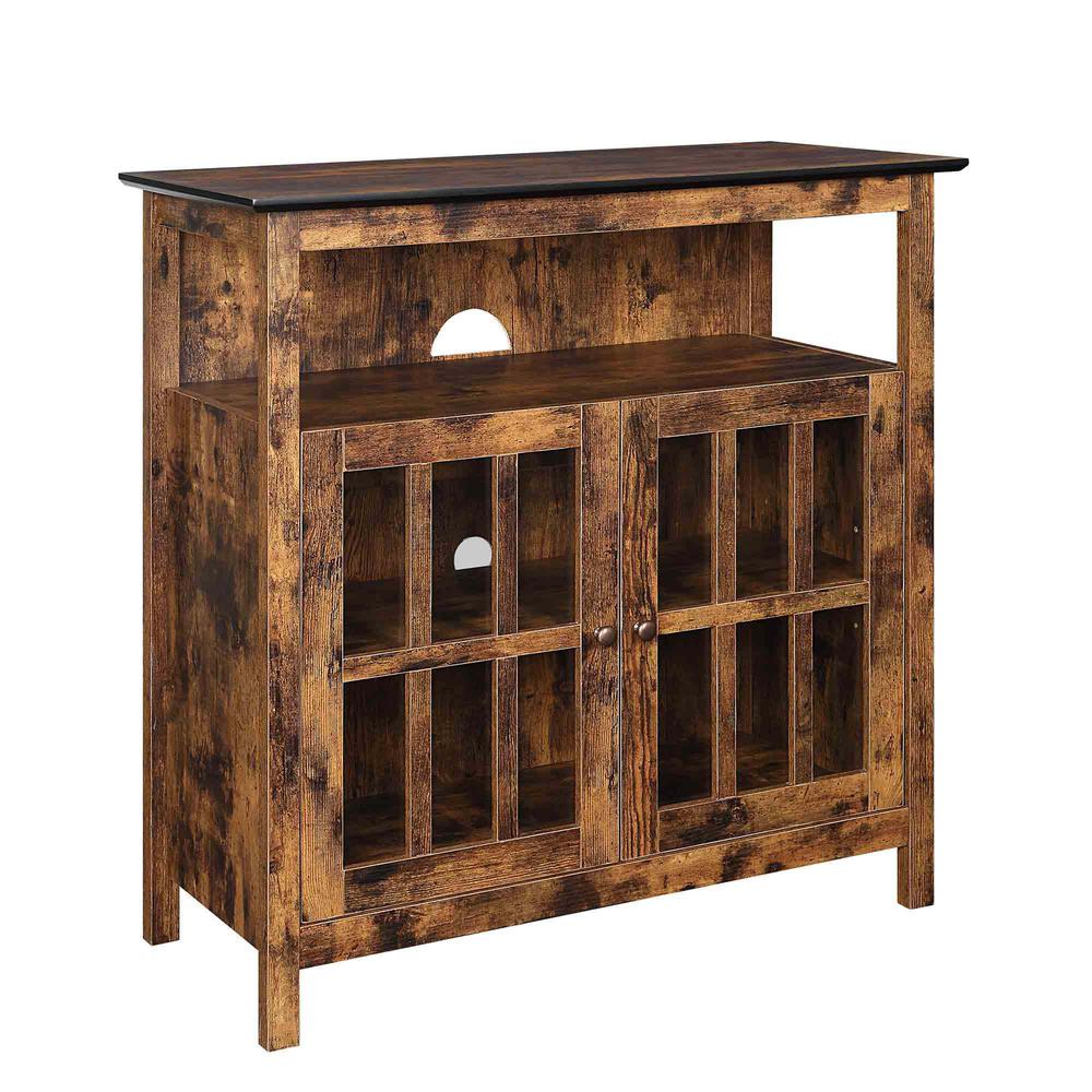 Big Sur Highboy TV Stand with Storage Cabinets