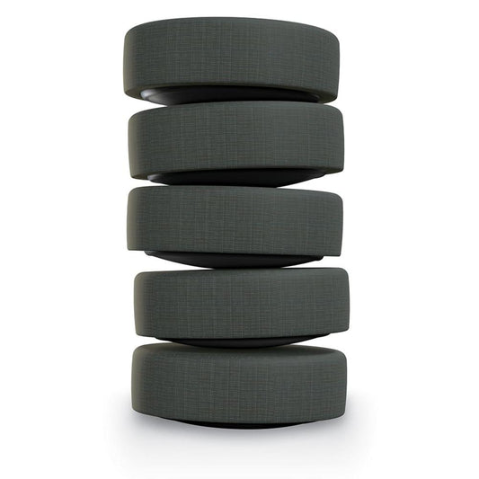 DOT SOFT SEATING 5-PACK (Interim Charcoal)