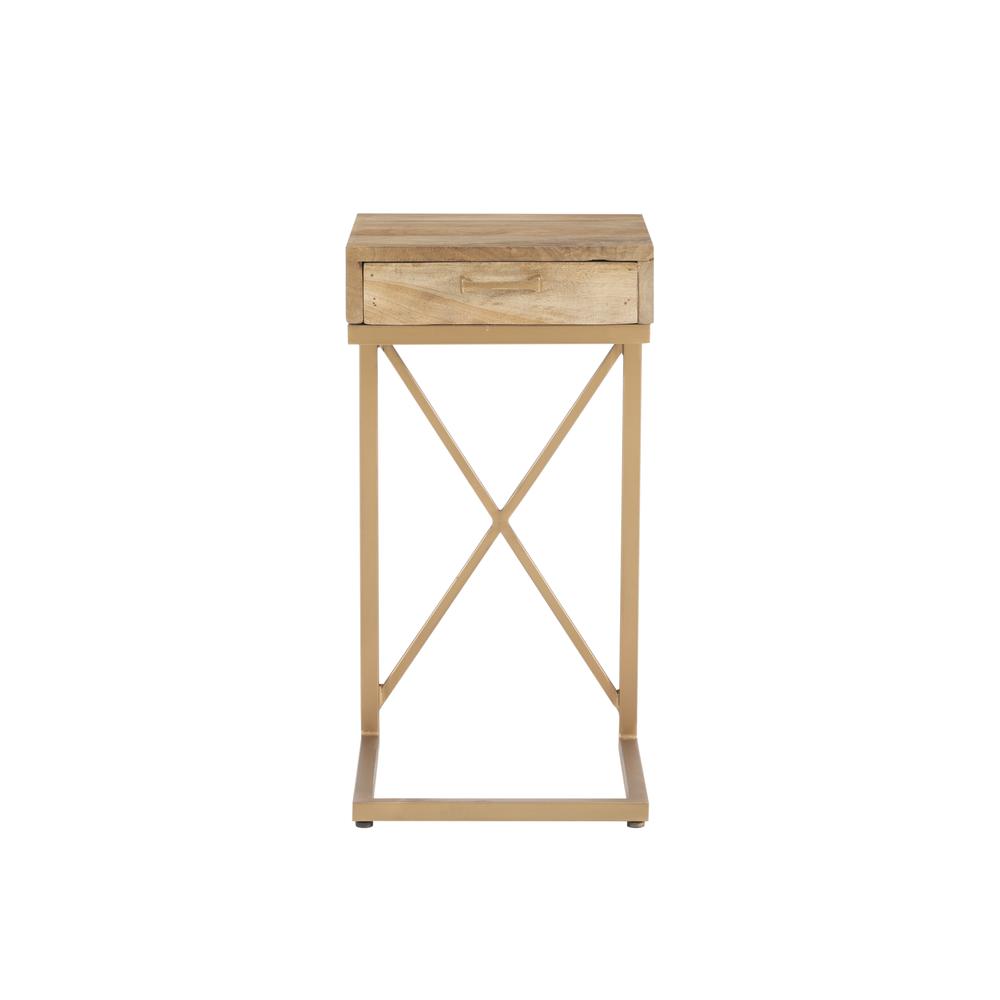 Cammie C Table Natural Gold