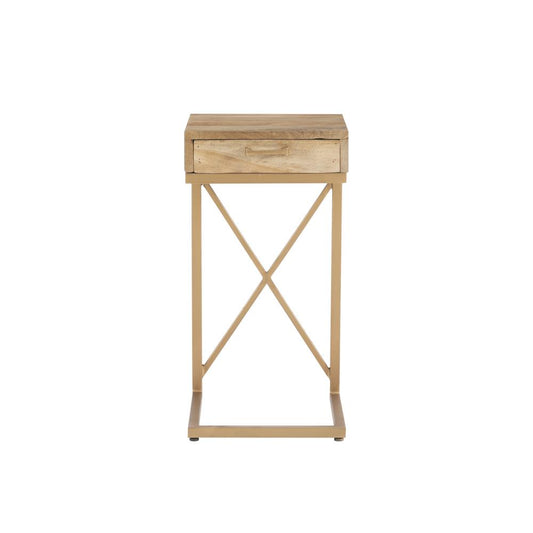 Cammie C Table Natural Gold