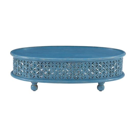 Inora Oval Coffee Table Blue