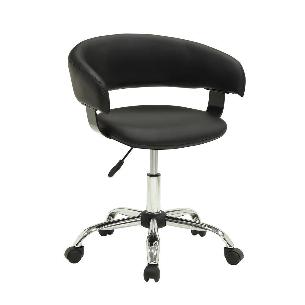 Black Gas Lift Desk Chair