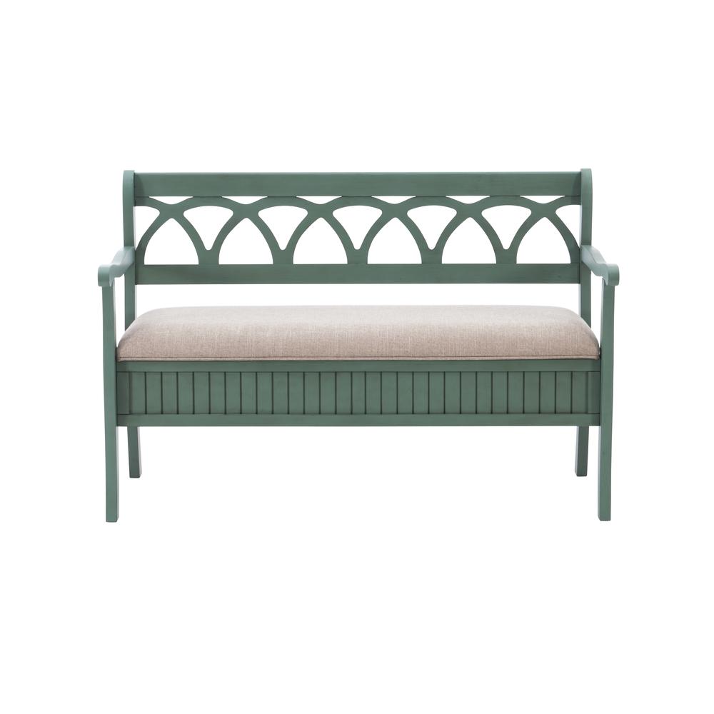 Elliana Storage Bench - Teal