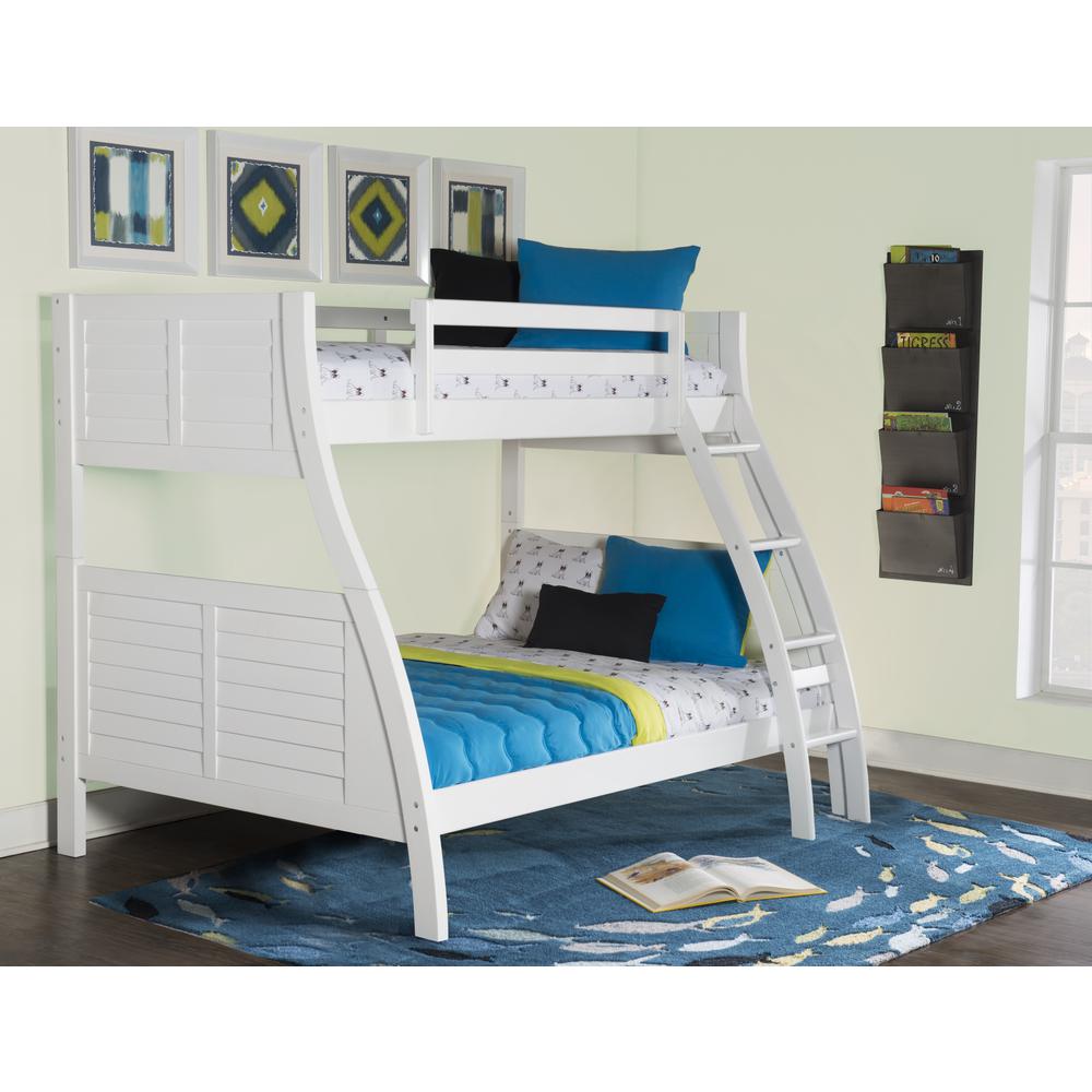 Easton White Bunk Bed-ships in 4 cartons