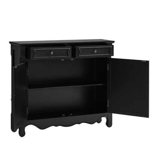 Black 2-Door Console