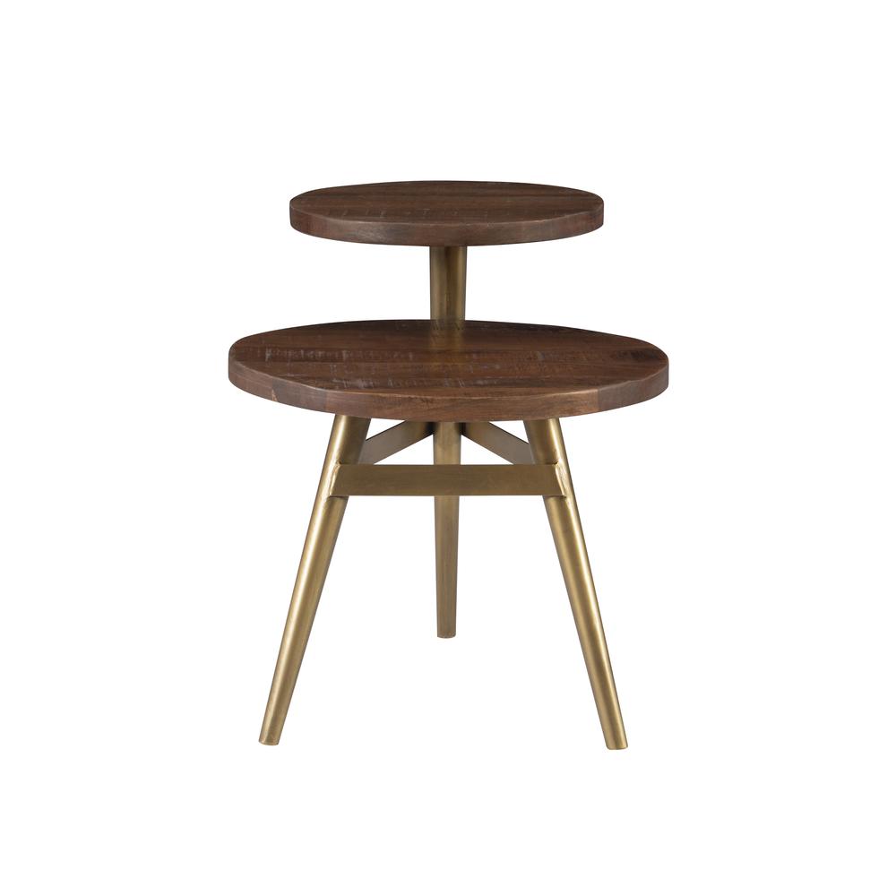 Collis Two Tiered Side Table Gold