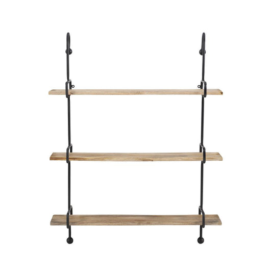 Wesleigh Wall Shelves Black Metal