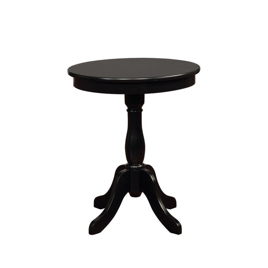 Round Black Table