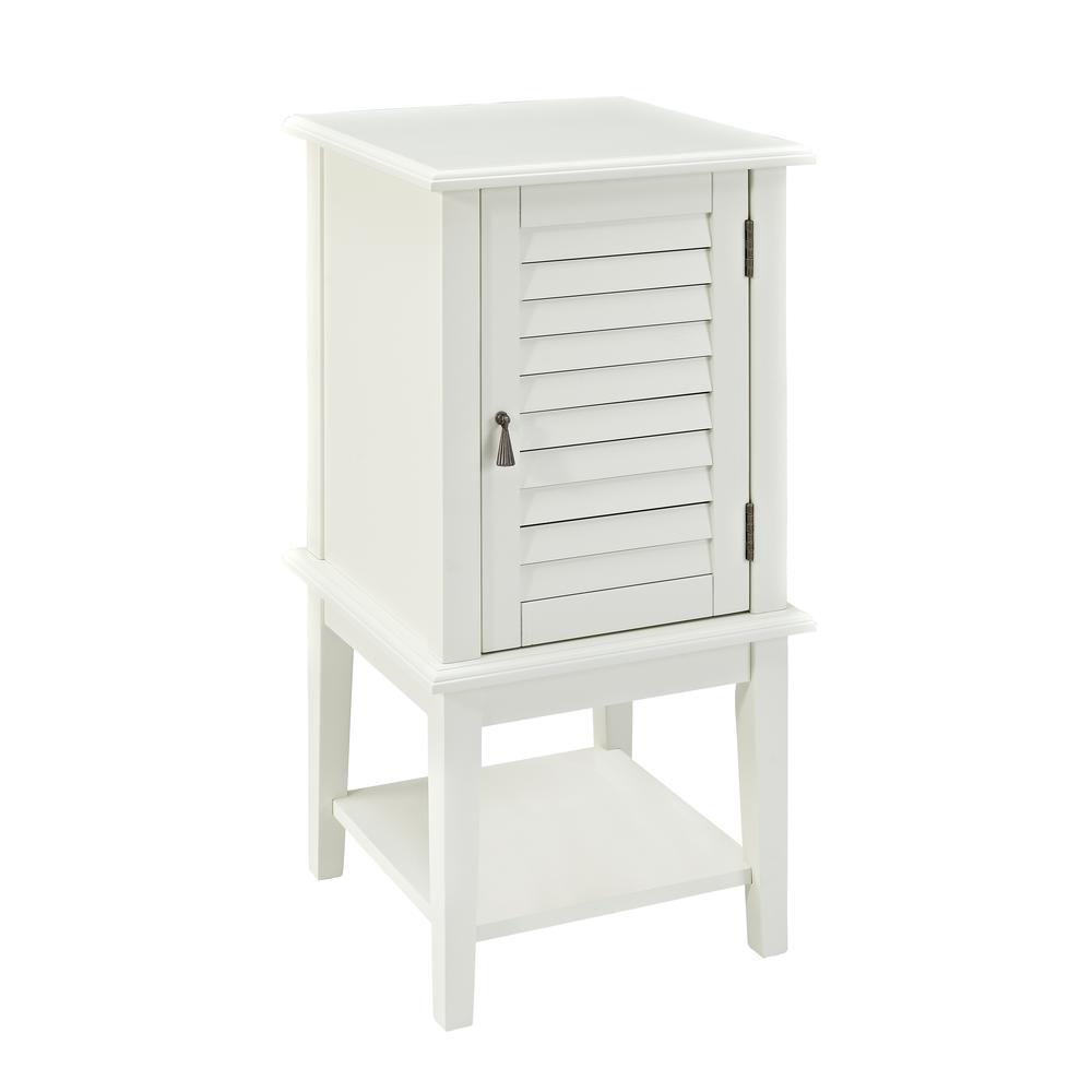 White Shutter Door Table