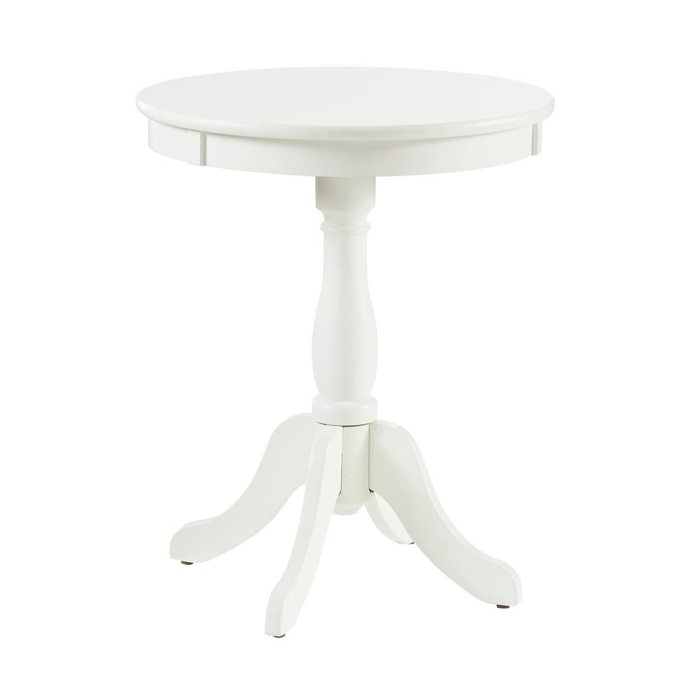 Round White Table