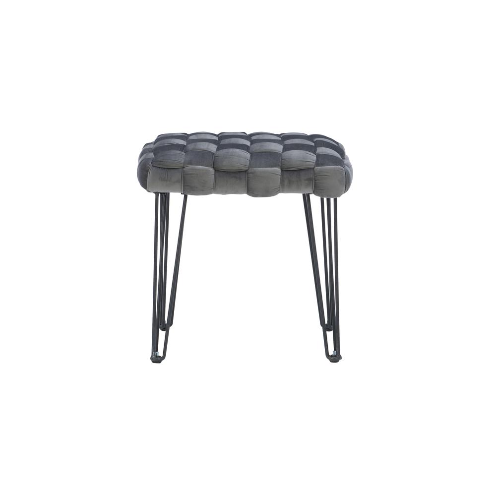 Shadbury Square Stool Grey