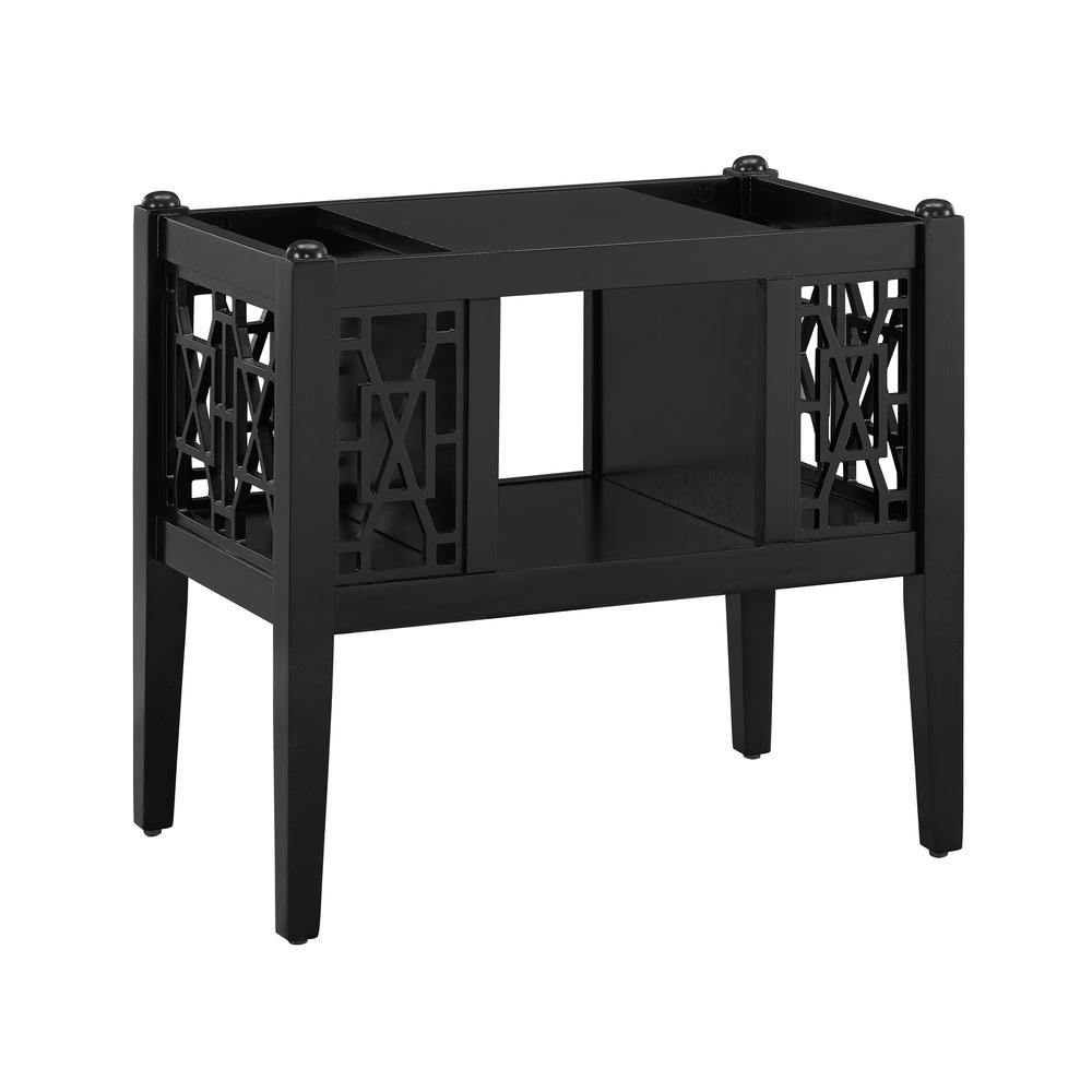 Layla Magazine Table Black