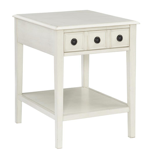 Sadie Side Accent Table Cream