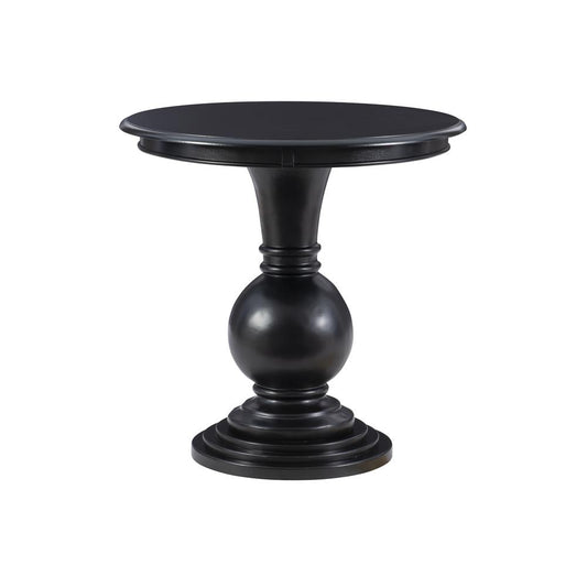 Adeline Round Accent Table Black