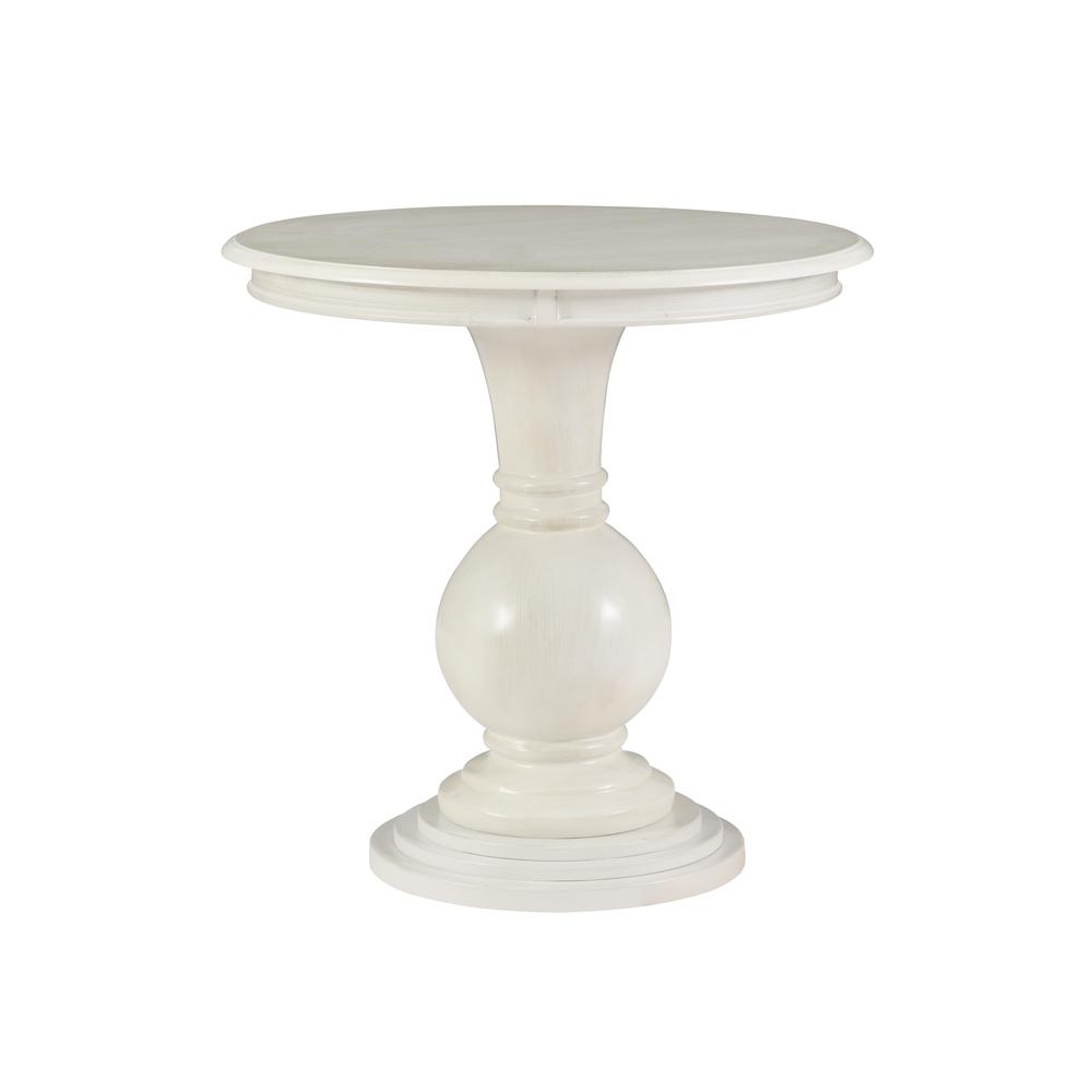 Adeline Round Accent Table Cream