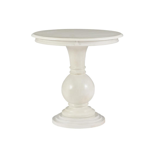 Adeline Round Accent Table Cream