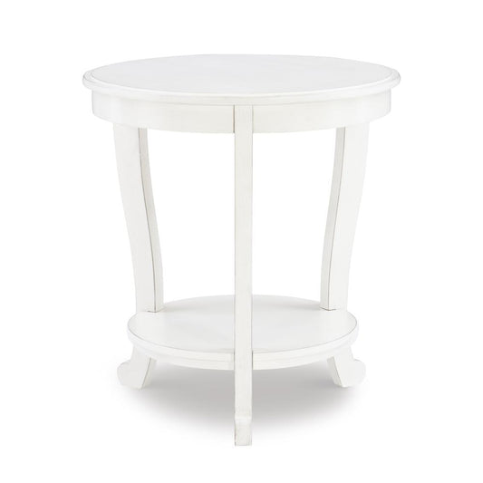 Aubert Accent Side Table, White