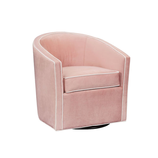 Keely Blush Swivel Chair