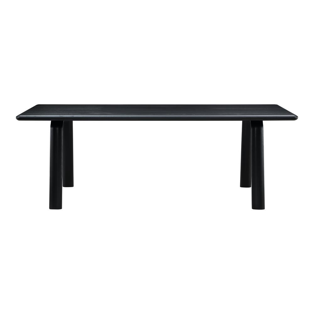 MALIBU DINING TABLE BLACK ASH