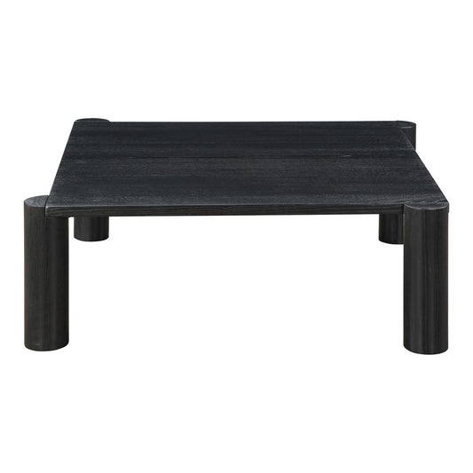 Post Coffee Table Black Oak