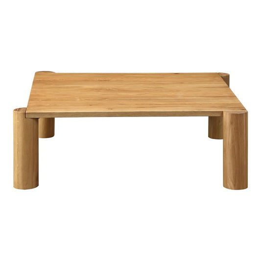 Post Coffee Table White Oak