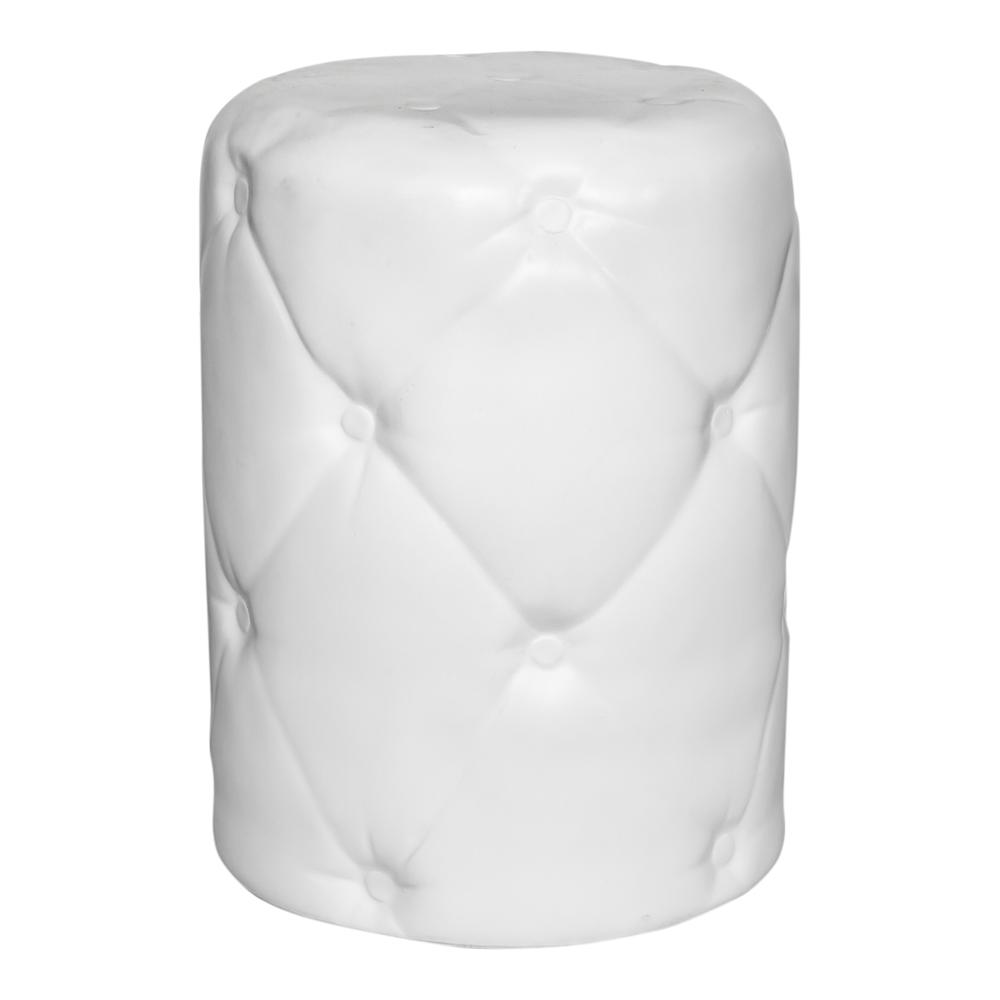 Irony Outdoor Stool White