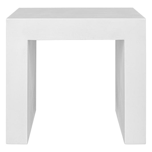 Lazarus Outdoor Stool White