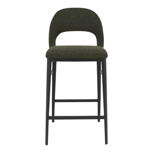 Roger Counter Stool Green Velvet