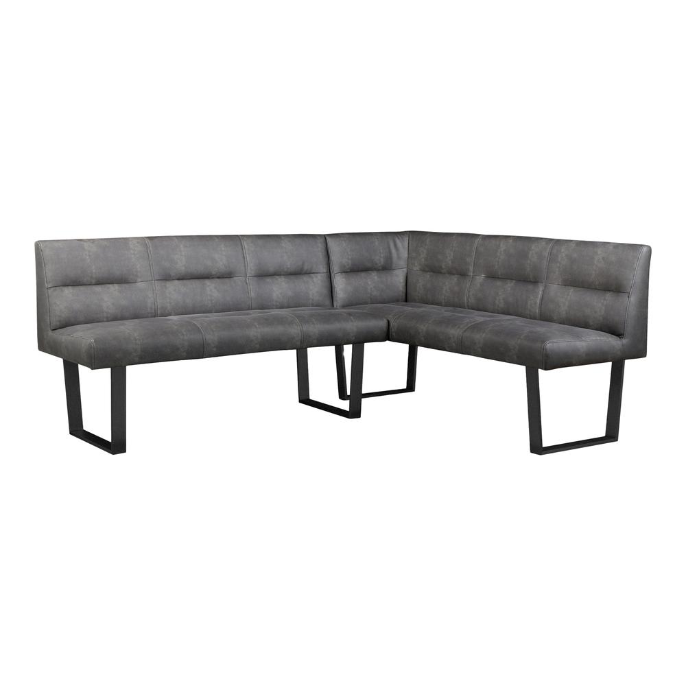 Hanlon Corner Bench Dark Grey