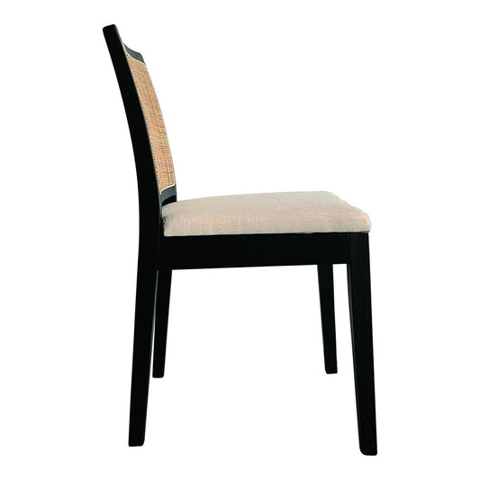 ORVILLE DINING CHAIR BLACK-SET OF TWO