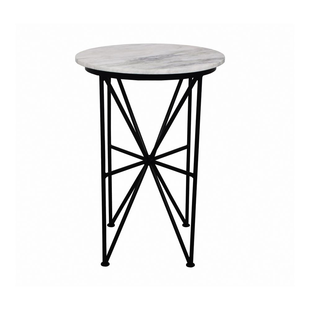 Quadrant Marble Accent Table