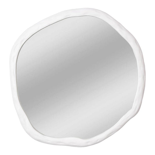 Foundry Mirror Small White