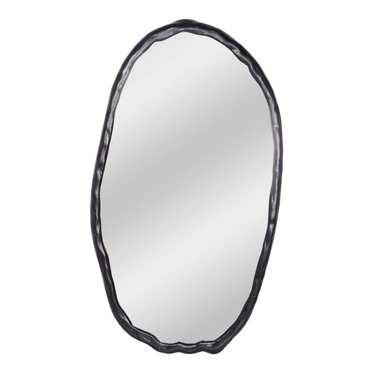 Foundry Mirror Oval Black