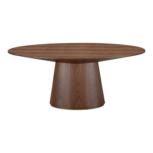 Otago Oval Dining Table Walnut