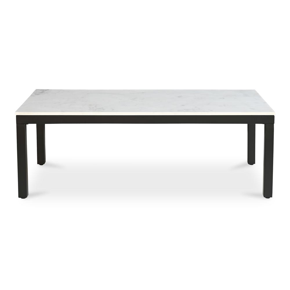 Parson Coffee Table White Marble