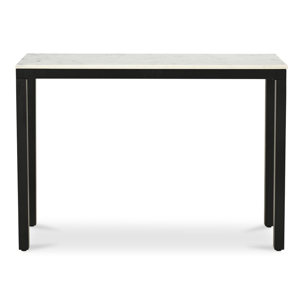 Parson Console Table White Marble